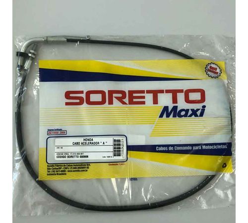 Cabo Acelerador XRE 190 16-19 A - Soretto Maxi