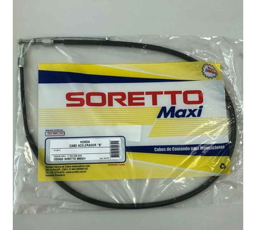 Cabo Acelerador XR 200 94-03 B - Soretto Maxi