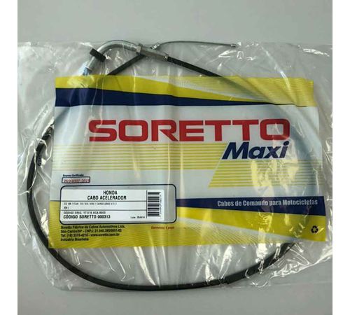 Cabo Acelerador Titan Fan 125 02-08 - Soretto Maxi