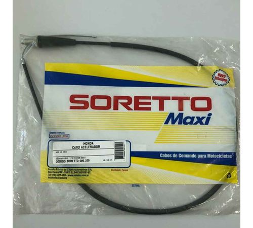 Cabo Acelerador NXR Bross 125-2008 - Soretto Maxi