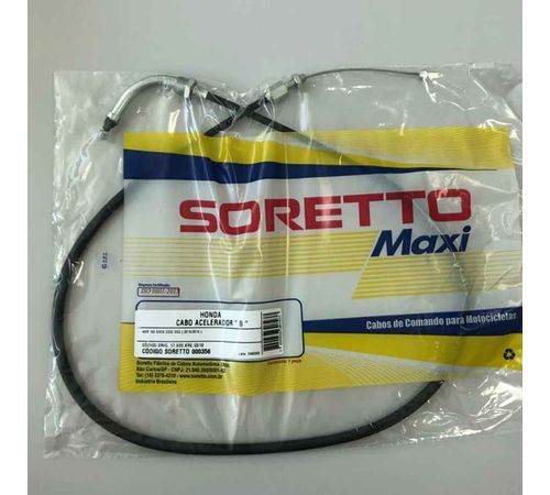 Cabo Acelerador NXR Bross 160 ESD EDD B - Soretto Maxi