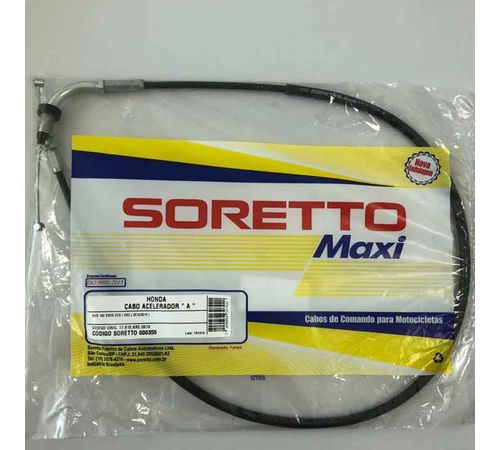 Cabo Acelerador NXR Bross 160 ESD EDD A - Soretto Maxi