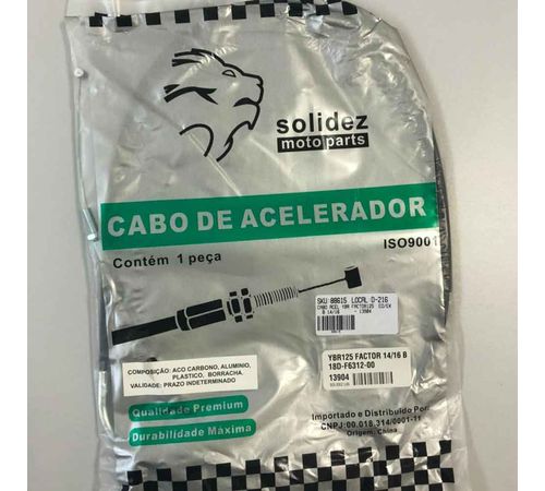 Cabo Acelerador YBR Factor 125 B 14-16 - MTBR