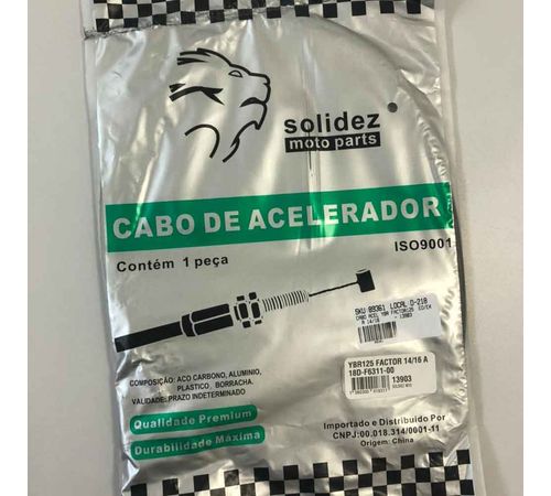 Cabo Acelerador YBR Factor 125 A 14-16 - MTBR