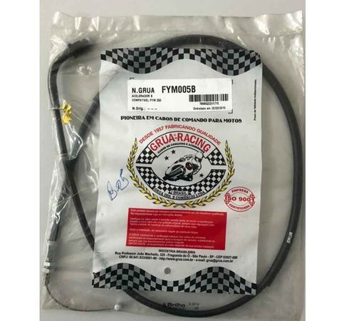 Cabo Acelerador Fym 250 B - Grua