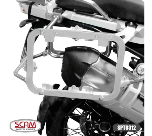 Suporte Baú Lateral R1200Gs Adventure Trekker Prata - Scam