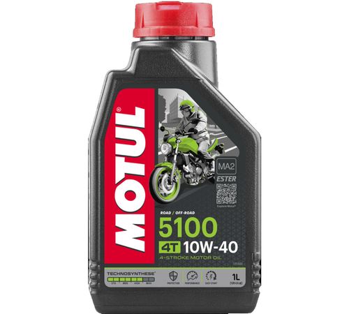 Óleo Motul 4 Tempos 4T 10W40 Semissintético 5100 1 Lt - Óleo Motul 4 Tempos 4T 10W40 Technosynthese 5100 1 Lt