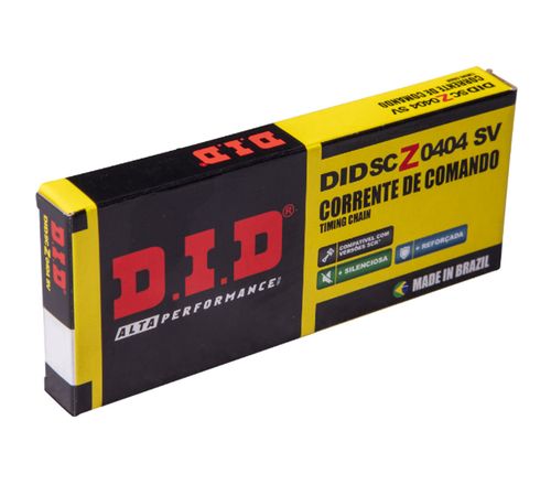 Corrente Comando 404H 102L CBX200 NX200 XR200 - Did