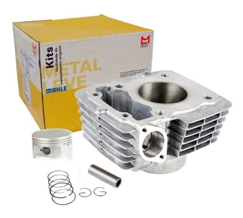 Cilindro Motor Pistão Anel YES 125 - Metal Leve