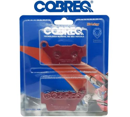 Pastilha Freio CB 500 XT 660R BMW 650GS Traseiro - Cobreq
