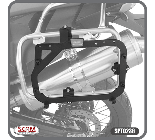 Monorack Lateral BMW F800GS Adventure 2014+ SPTO236A - Scam