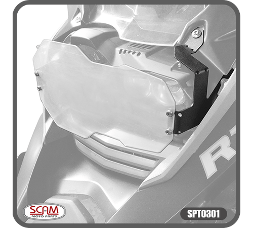 Protetor Farol BMW R1200 GS 2013 R1250 GS 2019 SPTO301 - Scam