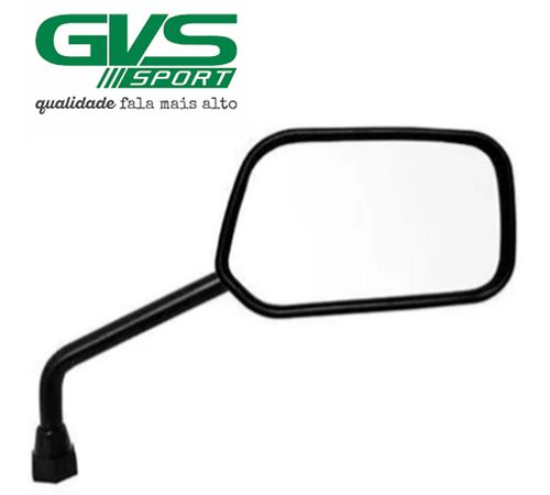 Espelho Retrovisor Titan 150 Mini Haste Preta Rosca Yamaha - GVS