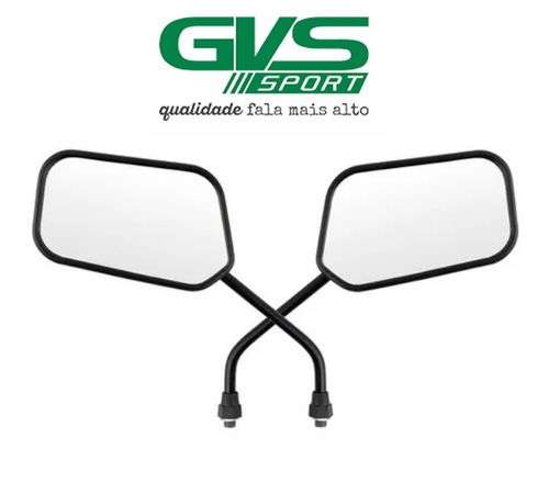 Espelho Retrovisor Titan 125 150 1999 Lente Convexa Par - GVS