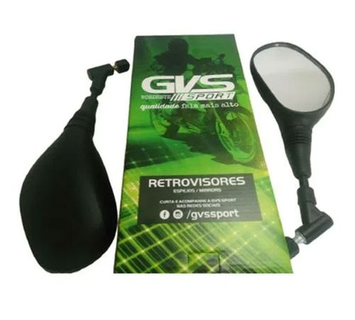 Espelho Retrovisor XT 660 Preto Honda 360 Graus Par - GVS