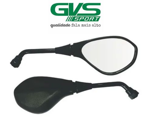 Espelho Retrovisor Mini BMW F650 F800 F1200 Rosca Yamaha Par - GVS