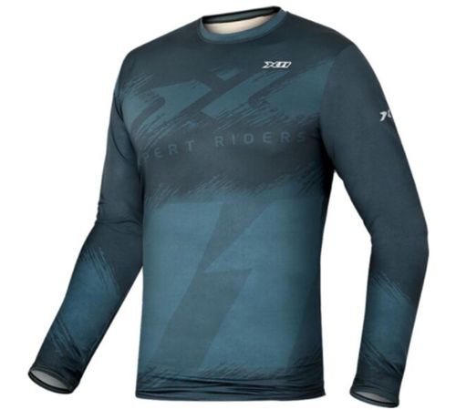 Blusa Segunda Pele Sunprotec Rise Azul