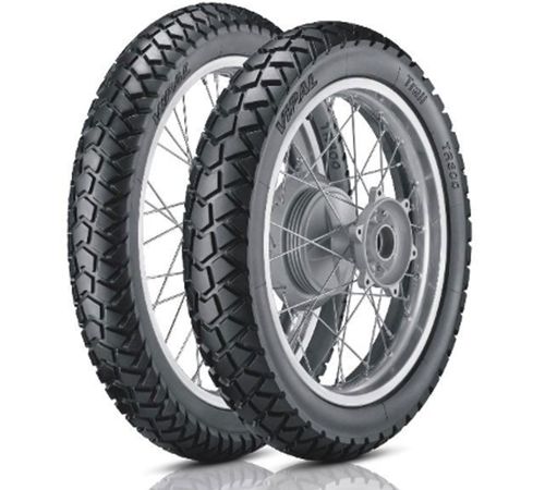 Pneu Moto Vipal Aro 17 R300 (R17) 120/90-17 64S TT - Traseiro