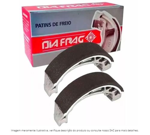 Lona Freio Traseiro Yes Intruder 125 Apache 150 STD Diafrag