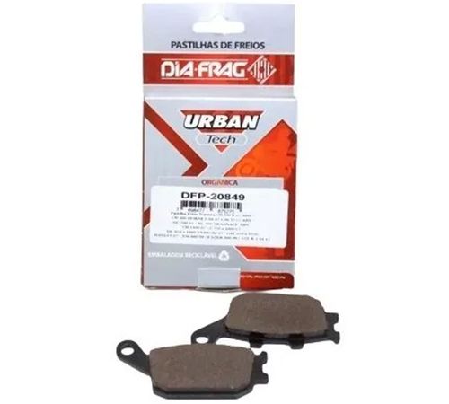 Pastilha Freio CB 300 XJ6 Transalp Traseiro com Abs
