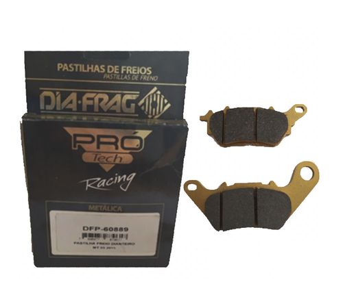 Pastilha Freio Dianteiro MT03 YZF R3 2016 acima Metálica