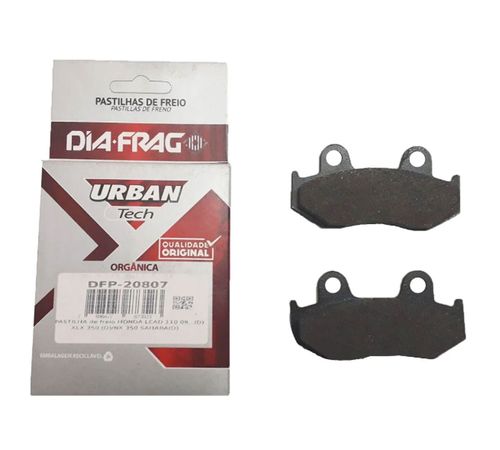 Pastilha Freio Dianteiro Lead 110 Elite 125 XLX 350 Diafrag