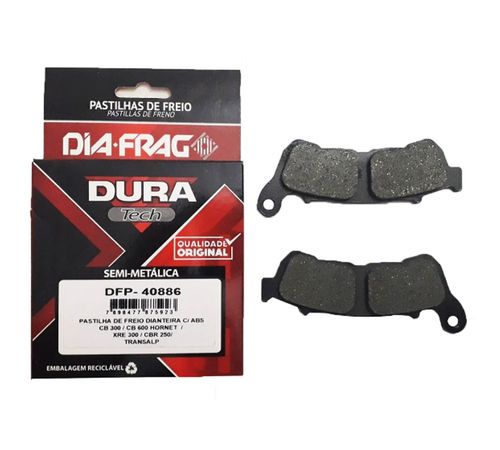 Pastilha Freio Dianteiro CB 300 XRE 300 CB 600 Hornet C ABS