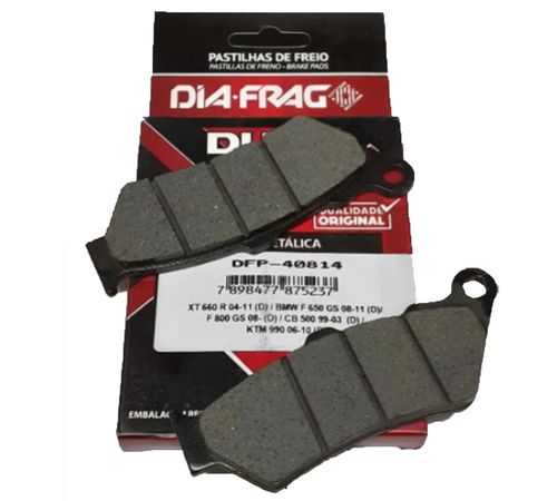 Pastilha Freio Dianteiro CB 500 XT 660 BMW F650 GS - Diafrag
