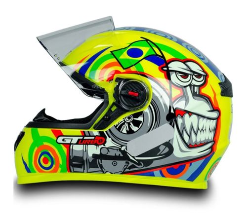 Capacete FW3 GT Turbo Amarelo