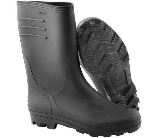 Bota Chuva Solado Preto - Vonder