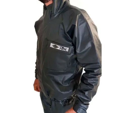 Capa Chuva Pvc Rm Bronze Motoqueiro Impermeável Moto Motoboy