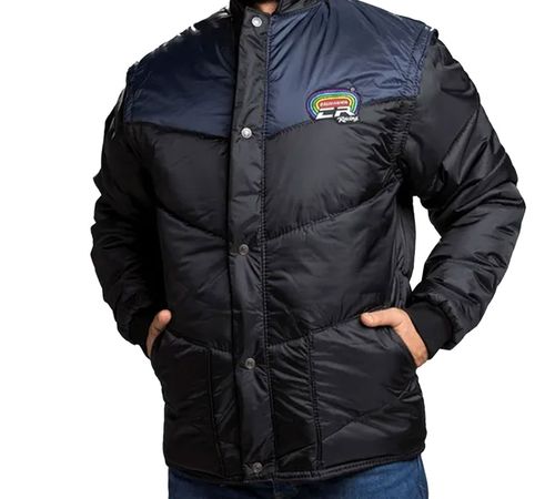Jaqueta California Tradicional Preto Azul