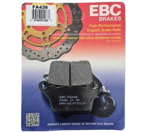 Pastilha Freio Traseiro CBR 1000 ZX6R GSXR 750 FA436 - EBC