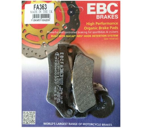 Pastilha Freio Traseiro BMW R 1000 R 1200 FA363 - EBC