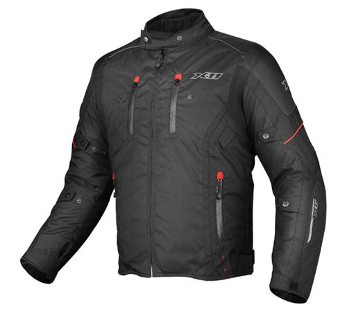 Jaqueta X11 Iron 3 Masculina Preta Vermelha