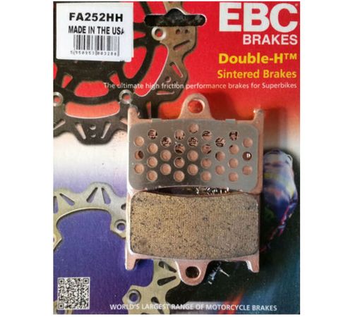 Pastilha Freio Dianteiro Fazer 600 MT07 TDM 900 FA252HH EBC