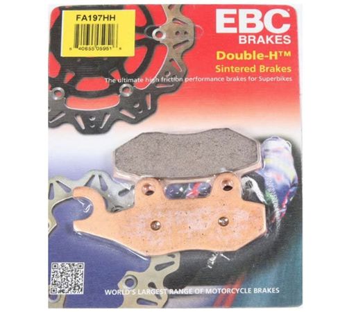 Pastilha Freio Dianteiro CBF 250 YBR Fazer 250 FA197HH - EBC