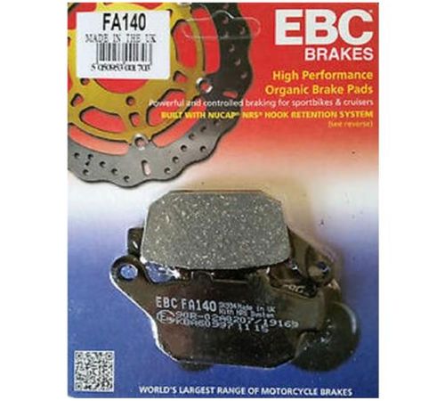 Pastilha Freio Traseiro CB 500X CB 250F Hornet FA140 - EBC