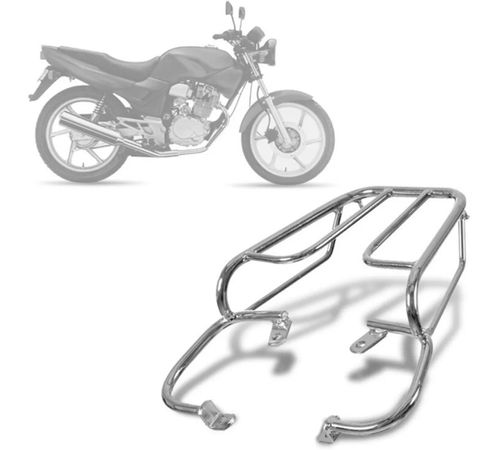 Bagageiro CBX 200 Strada Para Bauleto Cromado - Tork