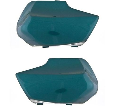 Protetor Capa Garfo Biz 100 2003 a 2004 Verde Metálico