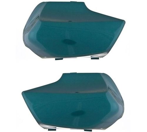 Protetor Capa Garfo Biz 100 2000 Verde Riviera Metálico