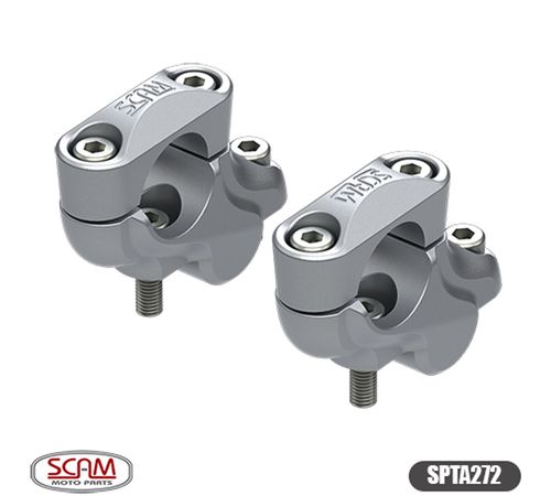 Adaptador de Guidão Fixo 32.32 Prata Bmw R1200 GS - Scam
