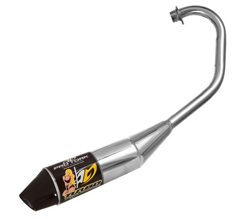Escapamento Completo Fazer 150 2014 Turbo Cromado - Pro Tork
