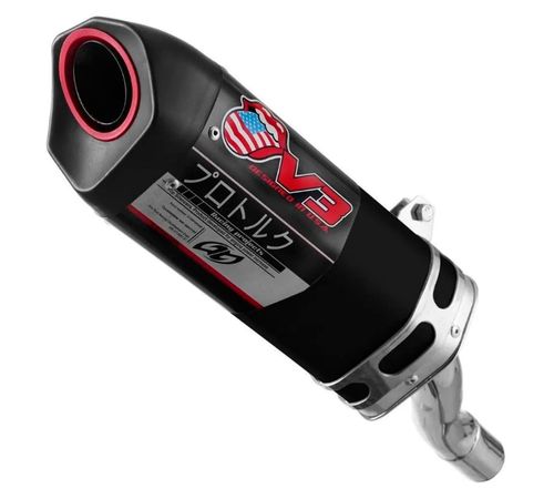 Ponteira Escape Hornet 600-2010 V3 Alumínio Preto Tork
