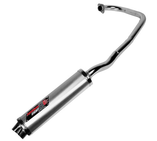 Escapamento Titan 150 Esd 2005 a 2008 Cromado Boca 8 - Tork