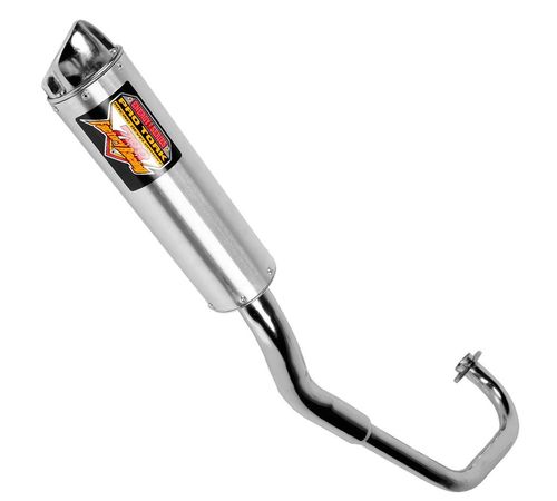 Escapamento CG 125 Titan 99 Modelo 788 Cromado - Pro Tork