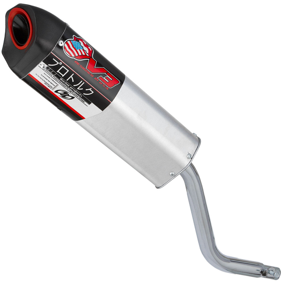 Ponteira Escape XRE 300 V3 Alumínio Polido - Pro Tork