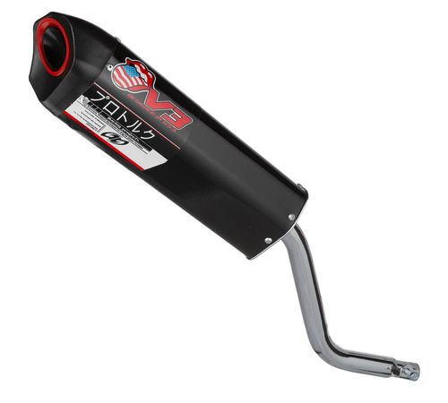 Ponteira Escape XRE 300 V3 Alumínio Polido Preto - Pro Tork