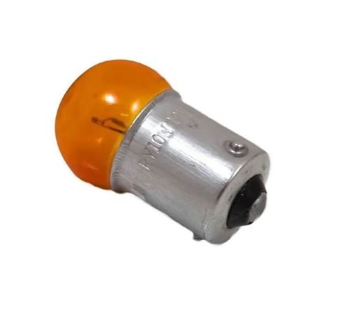 Lâmpada Pisca Seta 12V 10W Base Ferro Amarelo