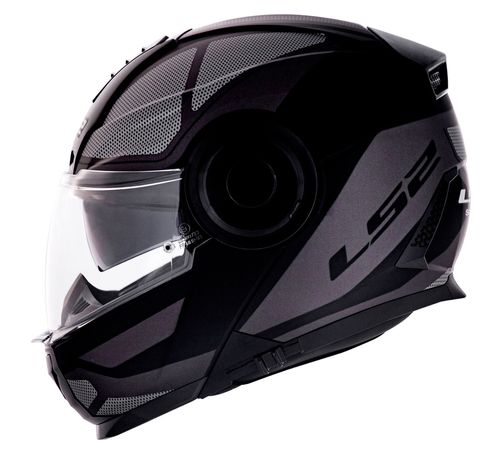 Capacete LS2 FF902 Scope Mask Preto Titanium